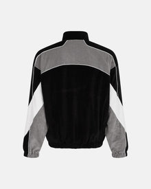 Oversized Panel Track Jacket Black
