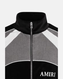 Oversized Panel Track Jacket Black
