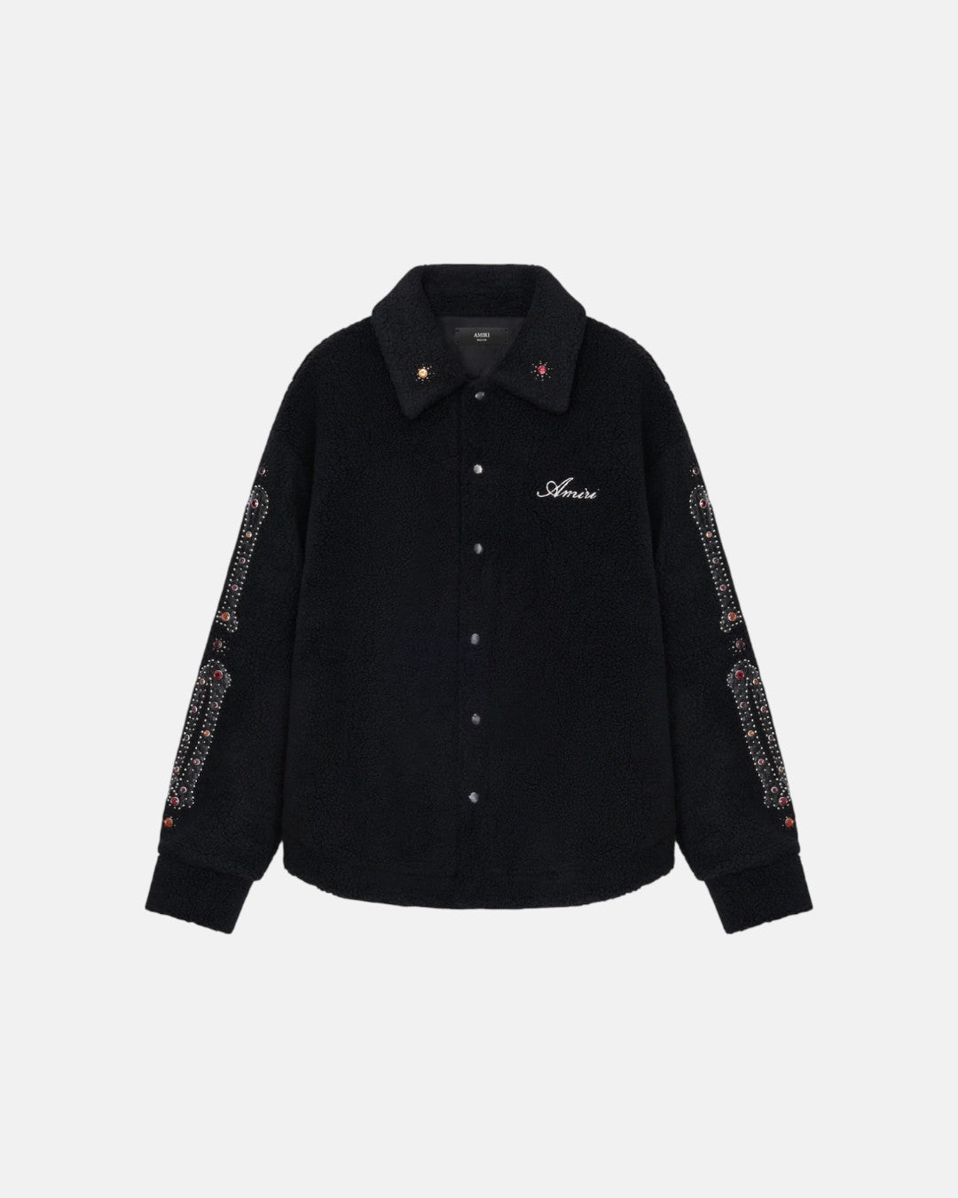 Bones Studded Overshirt Black