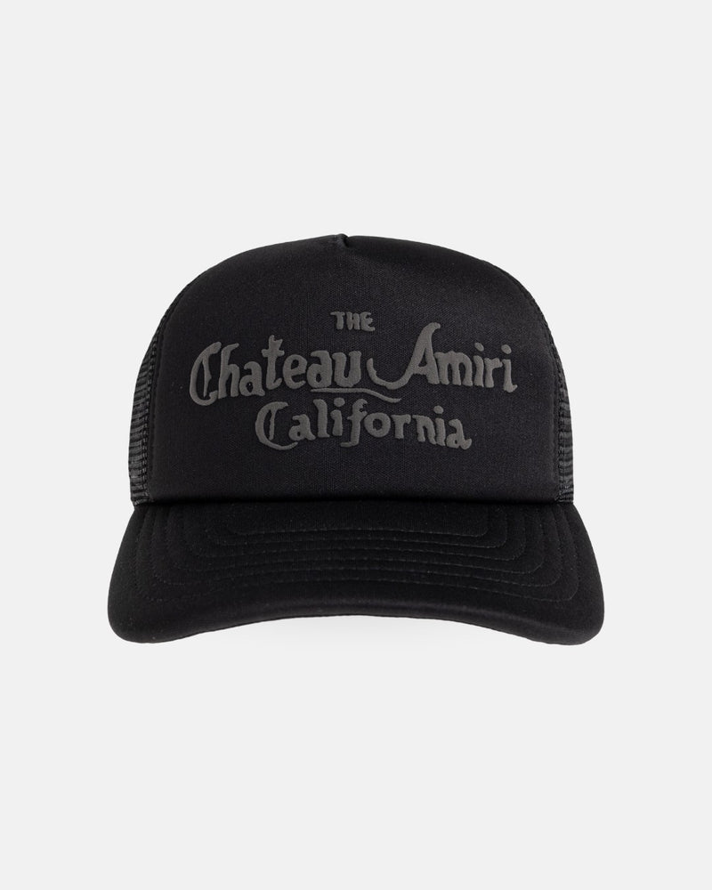 Chateau Amiri Foam Trucker Hat Black/Black