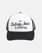 Chateau Amiri Foam Trucker Hat Alabaster/Black
