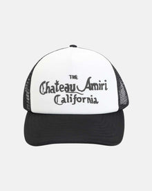 Chateau Amiri Foam Trucker Hat Alabaster/Black
