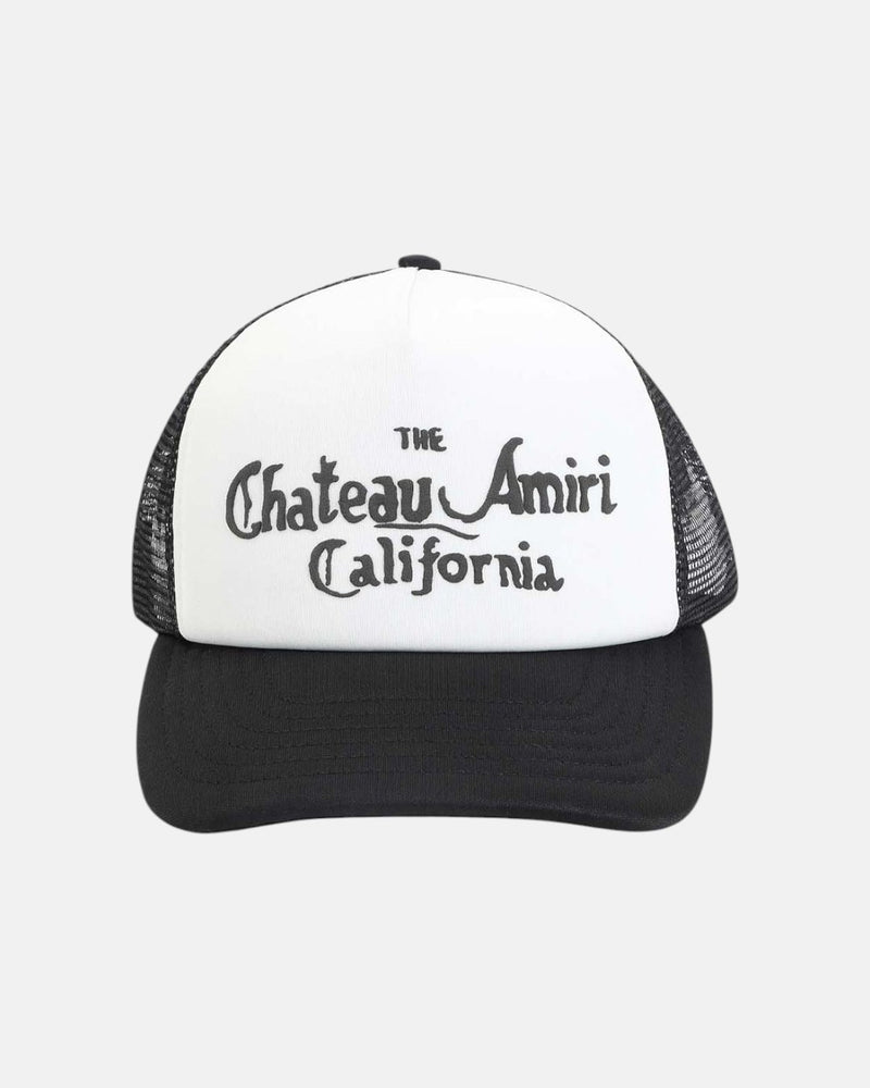 Chateau Amiri Foam Trucker Hat Alabaster/Black