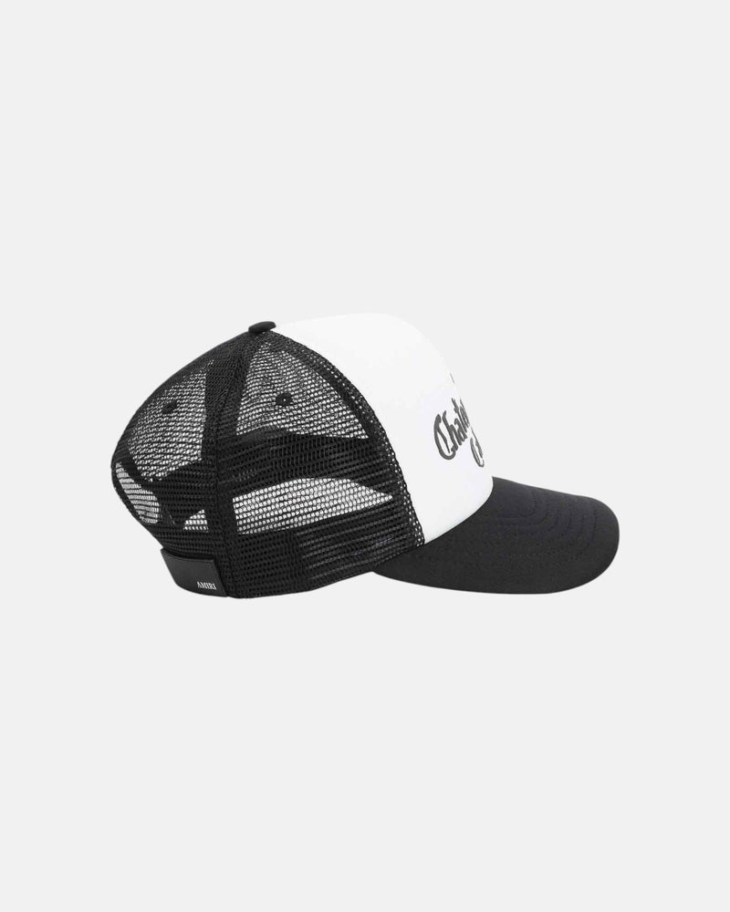 Chateau Amiri Foam Trucker Hat Alabaster/Black