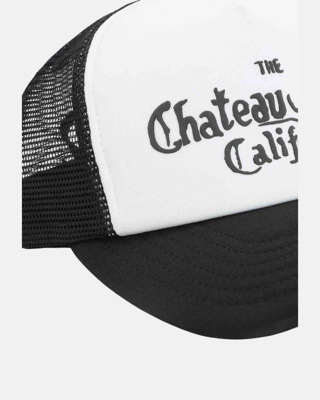 Chateau Amiri Foam Trucker Hat Alabaster/Black