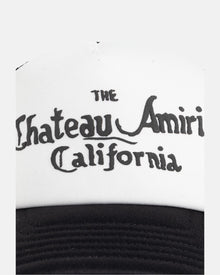 Chateau Amiri Foam Trucker Hat Alabaster/Black