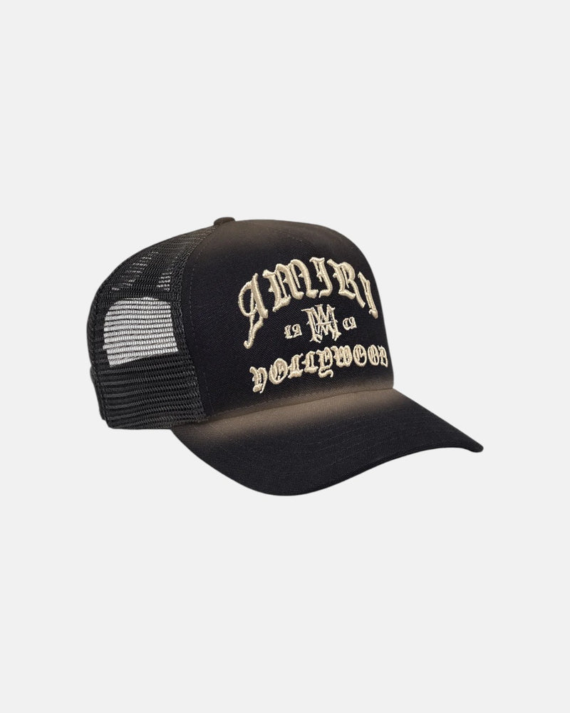 Amiri Hollywood Trucker Hat Black
