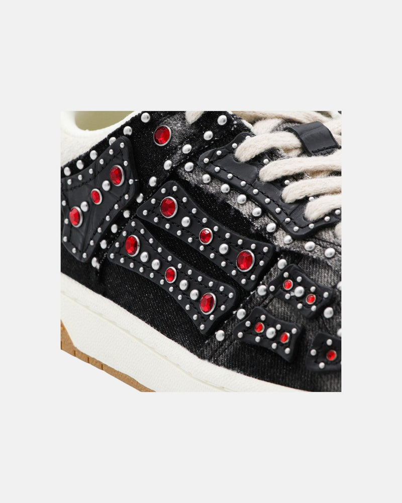 Stud Skel Top Low Black