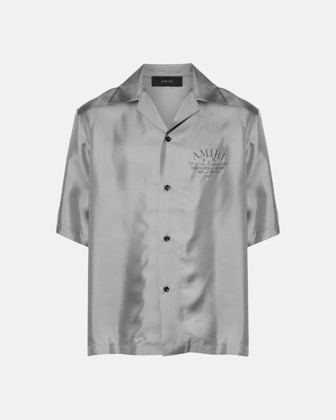 Arts District Bowling Shirt Grey