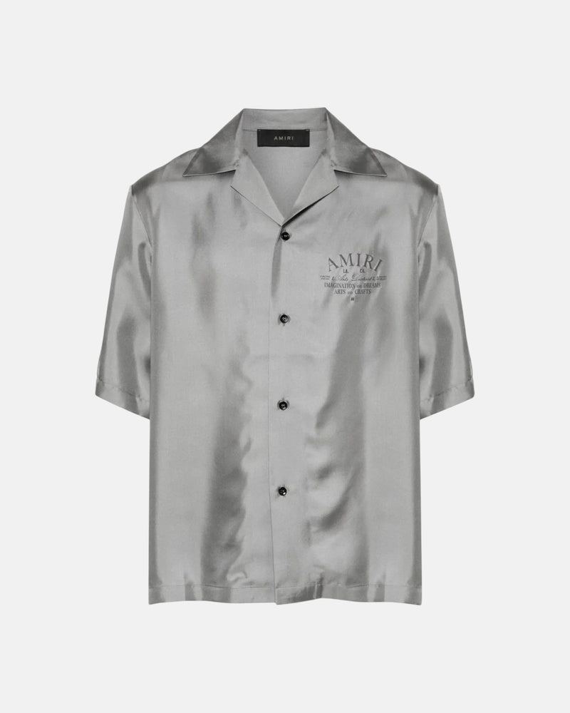 Arts District Bowling Shirt Grey