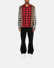 Spliced Ma Quad Flannel Red