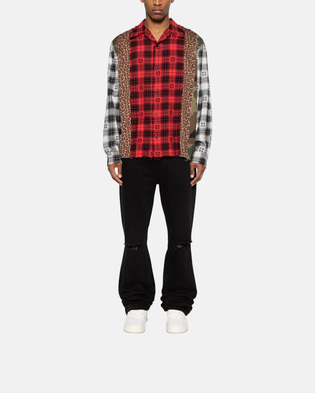 Spliced Ma Quad Flannel Red