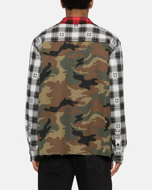 Spliced Ma Quad Flannel Red