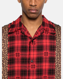 Spliced Ma Quad Flannel Red