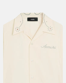 Amiri Stud Camp Shirt Ivory