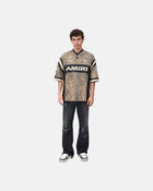 Amiri Sport Leather Jersey Dark Brown