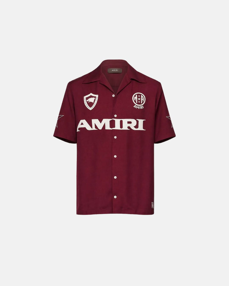 Amiri Sport Camp Shirt Aged Port