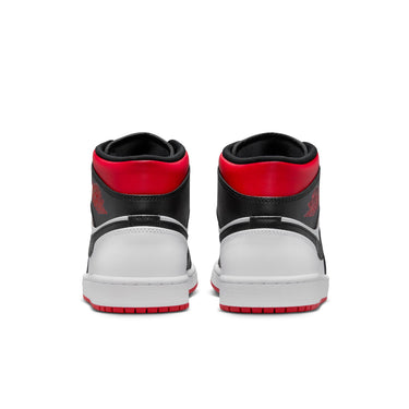 Jordan Air Jordan 1 Mid Black Toe White Gym Red