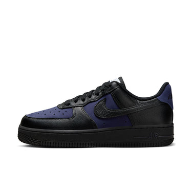 Nike Women Air Force 1 Low Black and Purple Ink