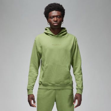 Air Jordan Wordmark Hooded Long Sleeve Top Green
