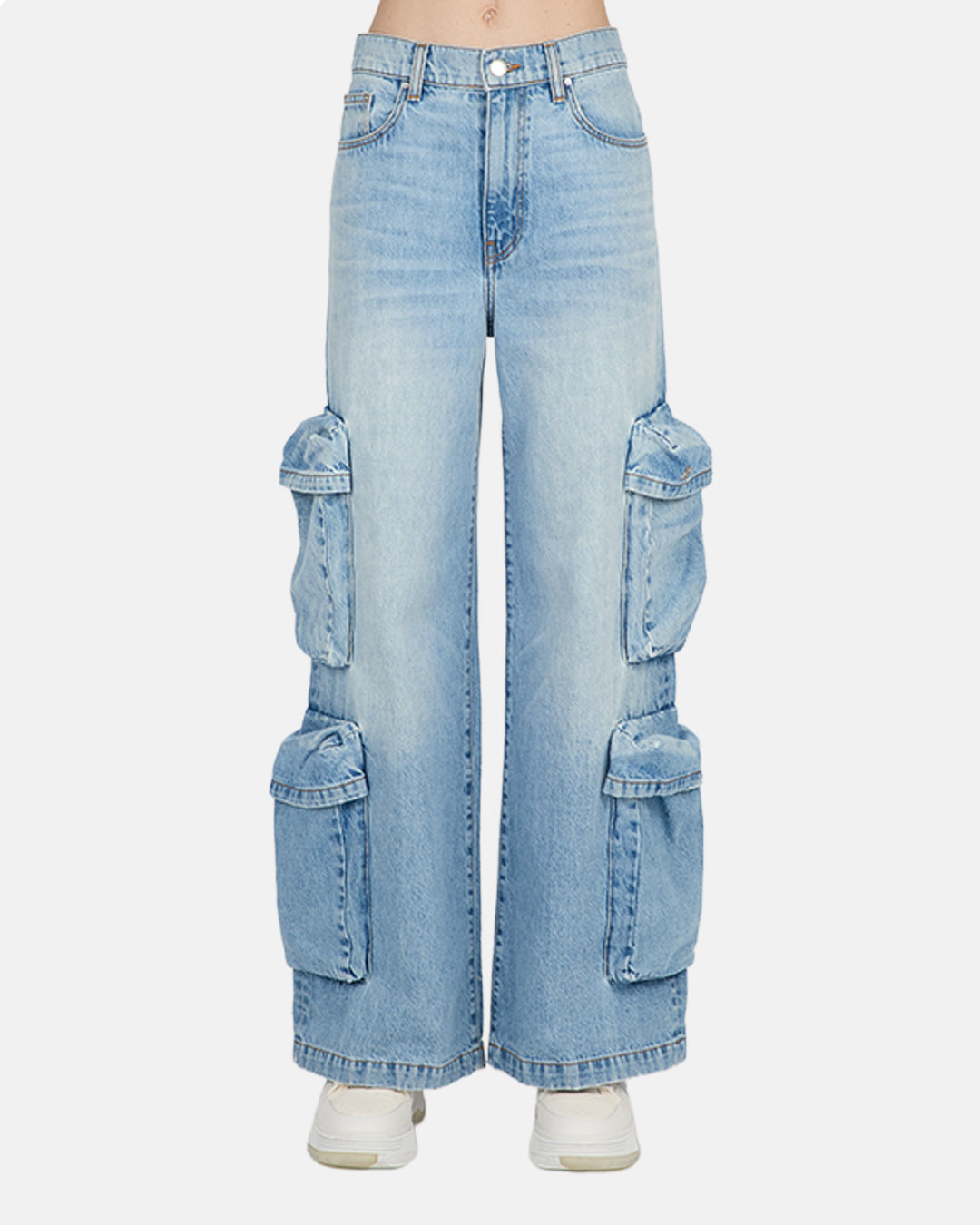 Baggy Cargo Jean Antique Indigo