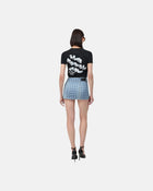Ma Quad Jacquard Mini Skirt Stone Indigo