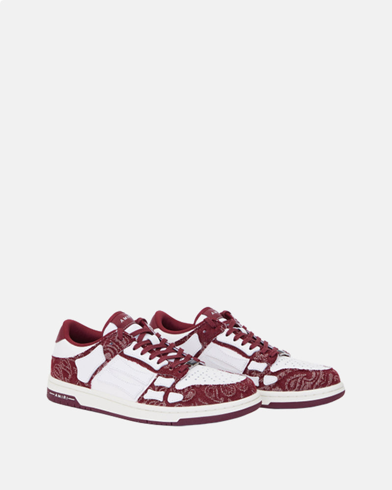Bandana Skel Top Low Burgundy