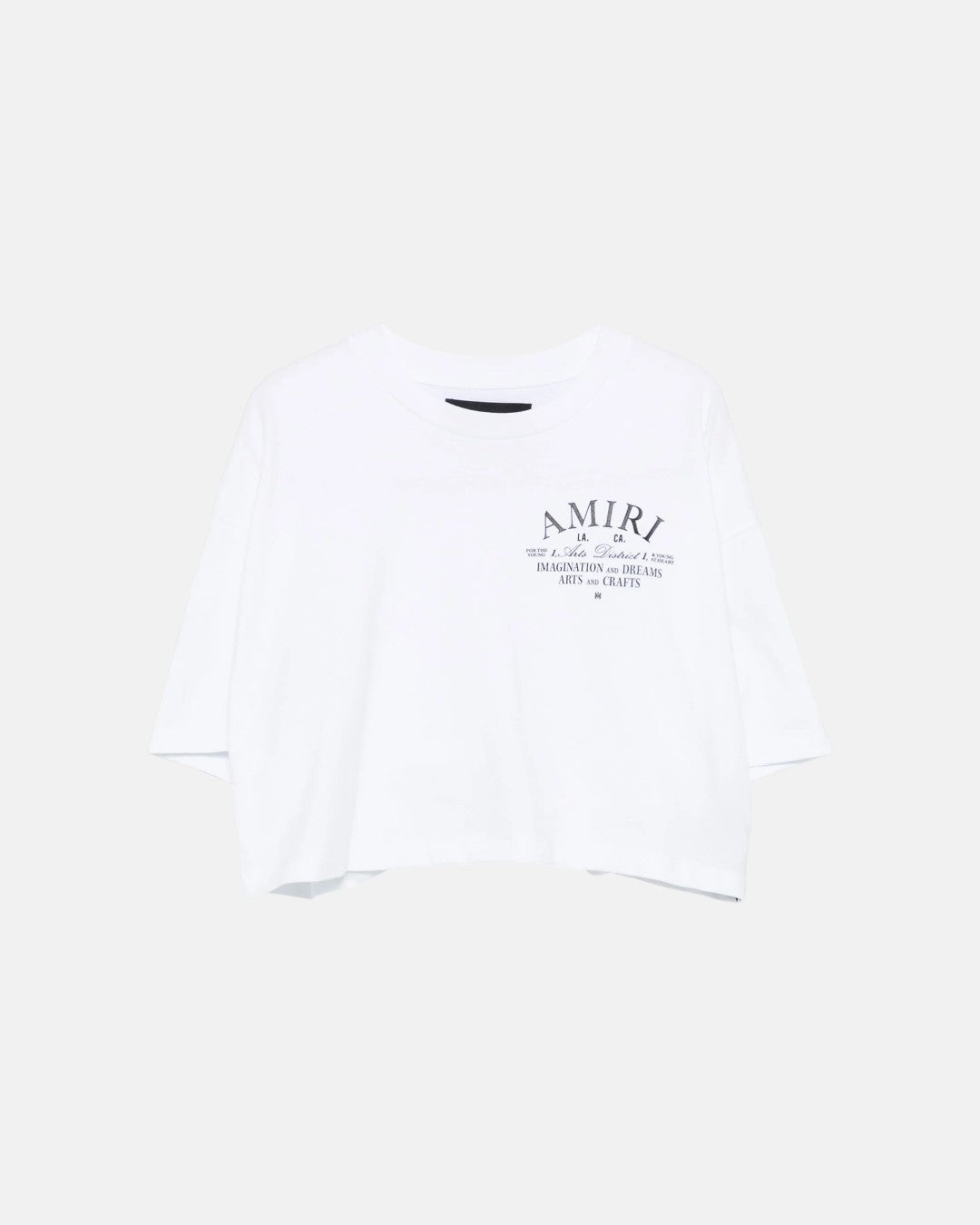 Arts District Cropped Tee White