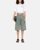 Arts District Cropped Tee White