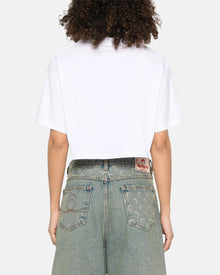 Arts District Cropped Tee White