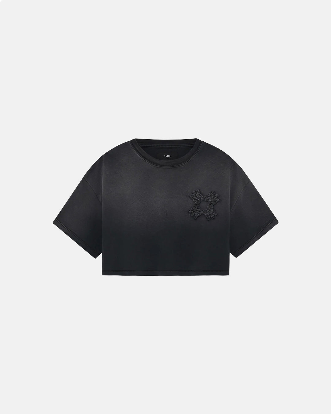Ma Quad Cropped Tee Black