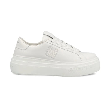 Givenchy Women City Platform Sneakers In Leather White