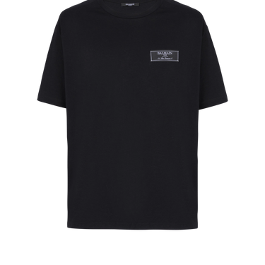 Balmain T-shirt Balmain Etiquette Black/white