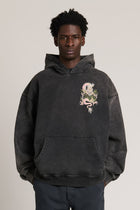 Dilong Oversized Hoodie Black Corrosion