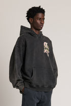 Dilong Oversized Hoodie Black Corrosion