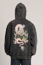 Dilong Oversized Hoodie Black Corrosion