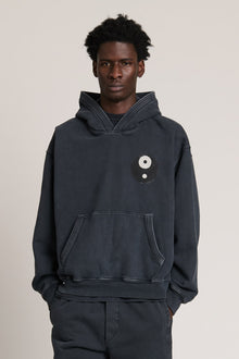 Equil Boxy Hoodie Vintage Black