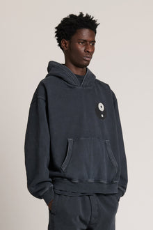 Equil Boxy Hoodie Vintage Black
