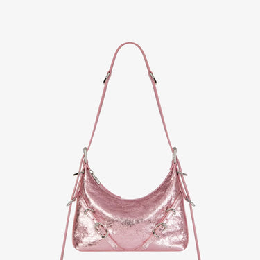 Givenchy Mini Voyou Bag In Laminated Leather Silk Pink