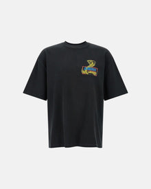 Amiri Crystal Cobra Os Tee Black