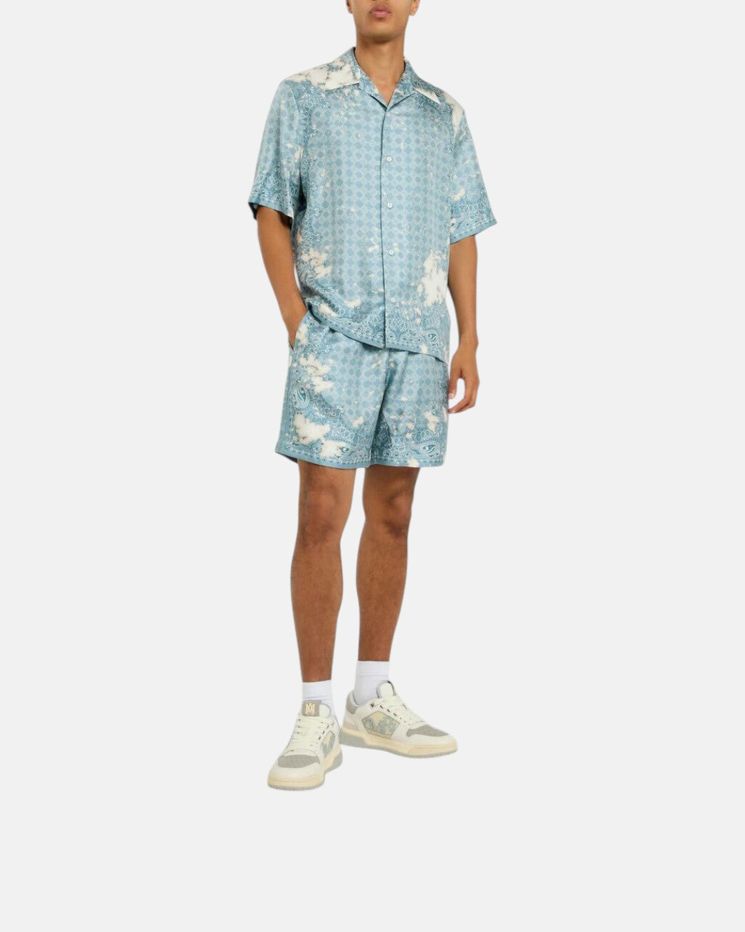 Bleach Bandana Short Ashley Blue