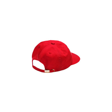 Late Checkout Late 6 Panel Red Cap