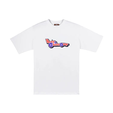 Late Checkout White Racing Car Tee