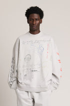 Meditations Oversized Crew Cement Corrosion