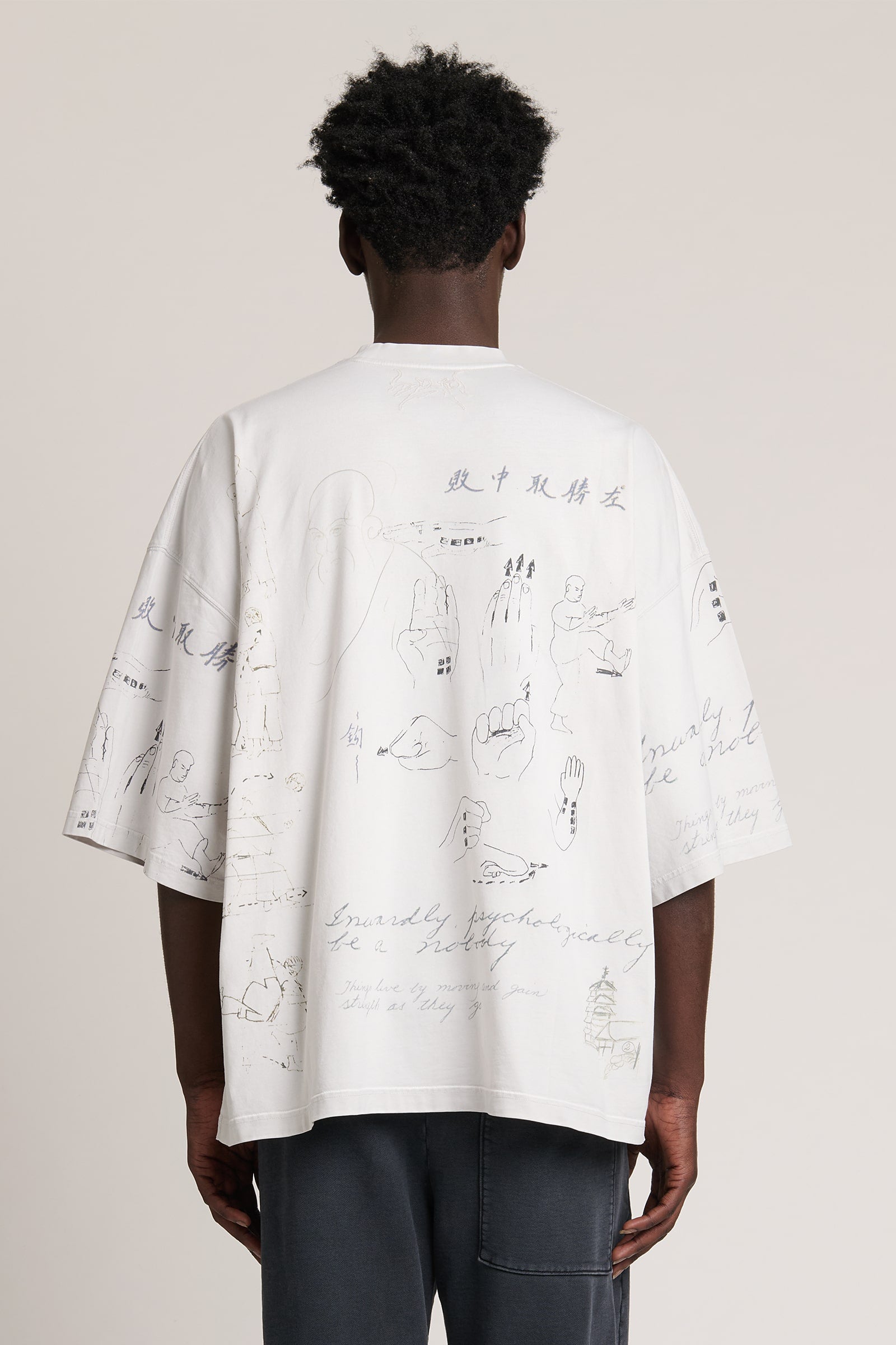 Meditations Oversized Tee Cement Corrosion