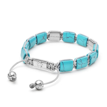 Nialaya The Dorje Flatbead Collection Turquoise and Silver