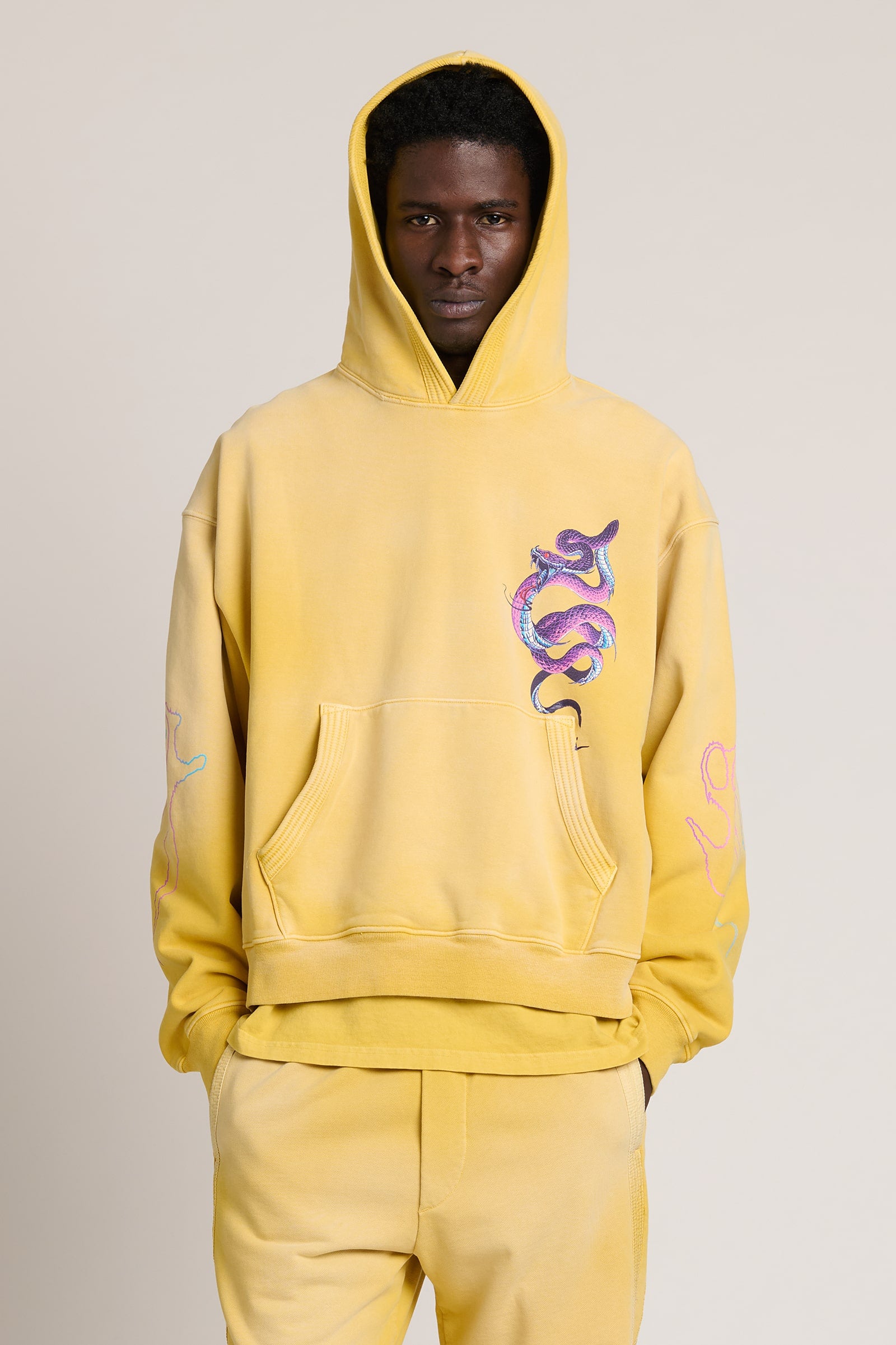 Pit Viper Boxy Hoodie Deep Gold