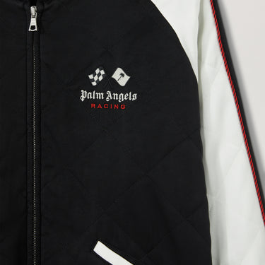 Palm Angels Racing Souvenir Jacket Black White Red