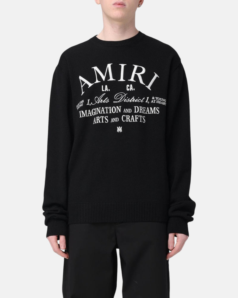 Amiri Arts District Crew-Black PX