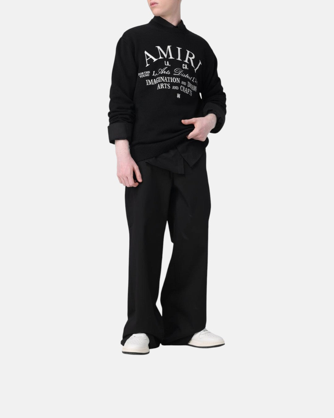 Amiri Arts District Crew-Black PX